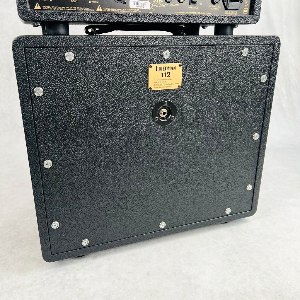 Friedman JJ-Junior Jerry Cantrell Signature 20w Guitar Amp Head & 1x12 Cabinet - Black - 15
