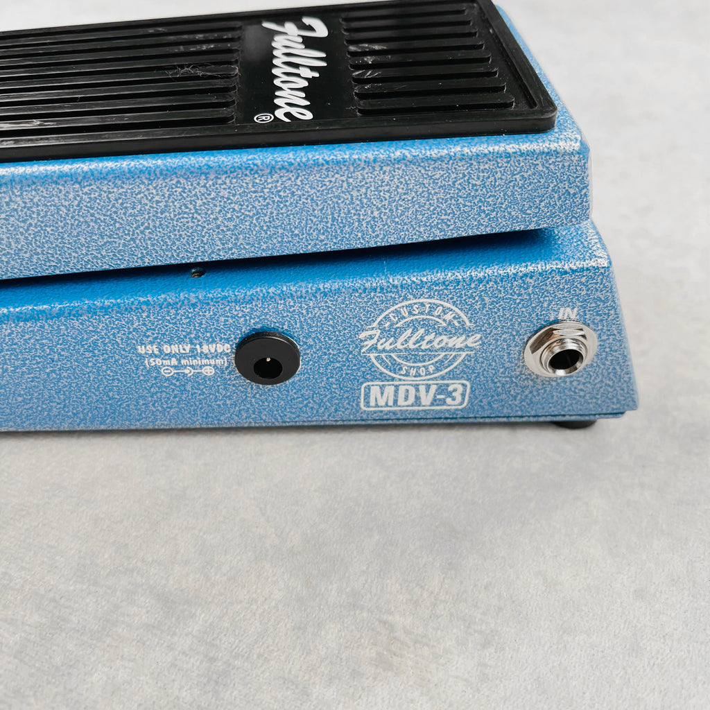 Fulltone Custom Shop Mini Deja Vibe MDV-3 Chorus Vibrato Pedal - Blue - 6