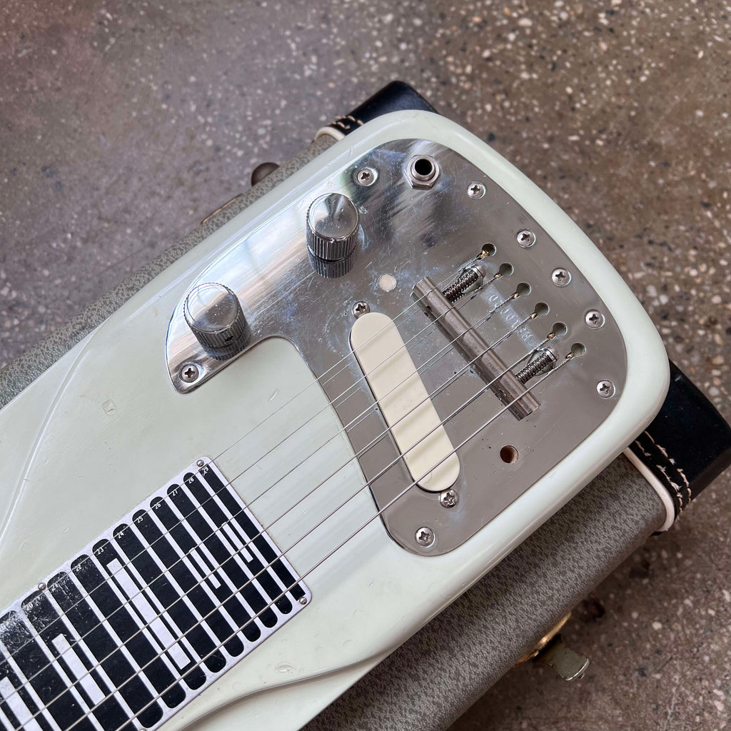 White High Steel Lap Steel by Fender 1956 - White - 6