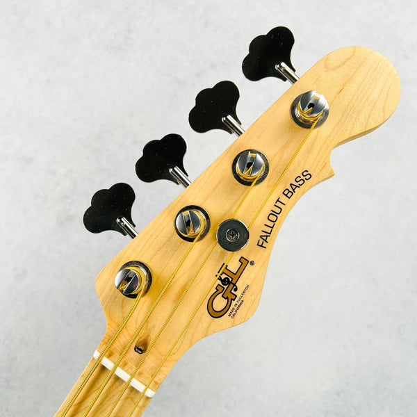 G&L Fullerton Deluxe Fallout Shortscale 4-String Bass 2023 - Pearl Grey - 7