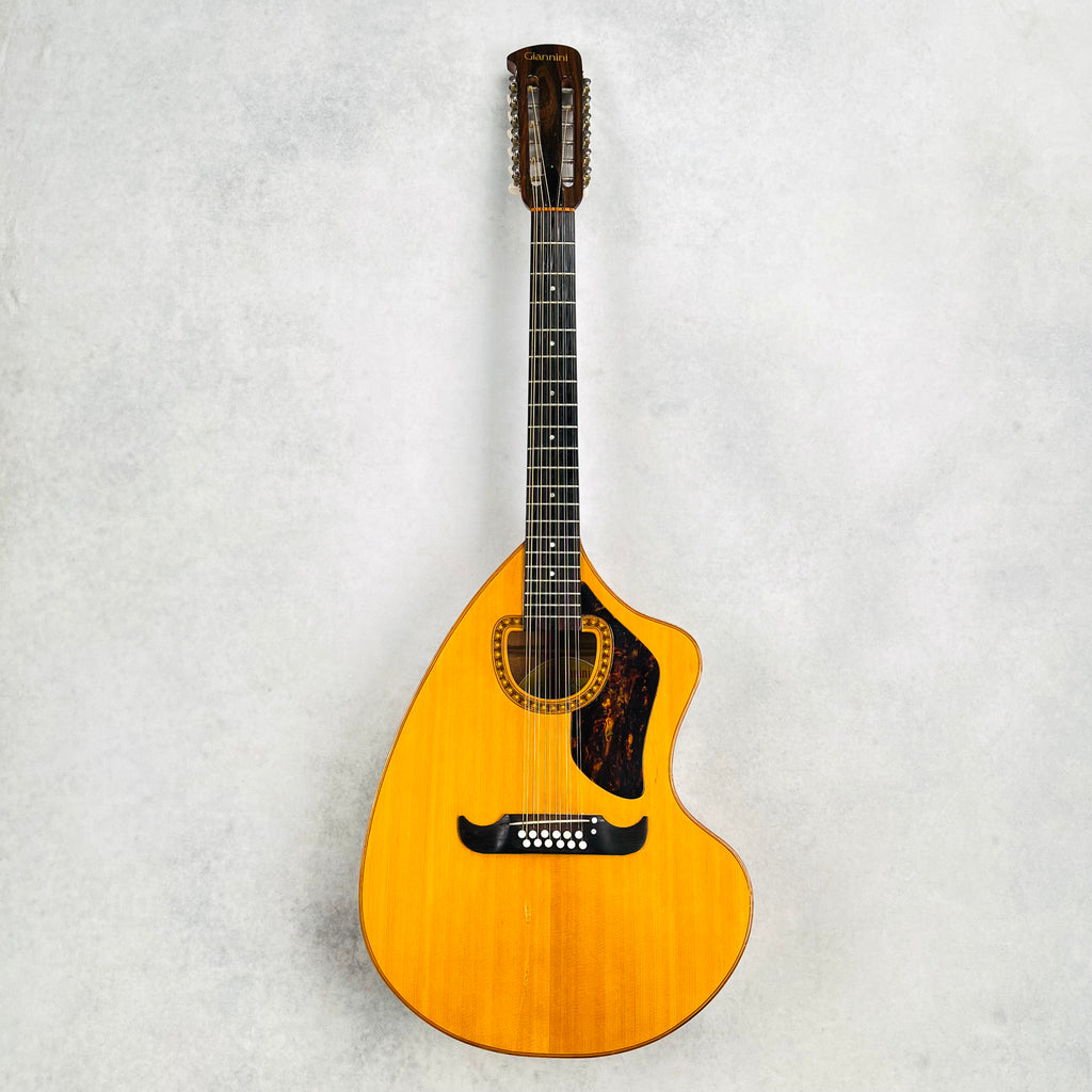 Giannini CRA-125 Craviola 12-String Acoustic Guitar 1970s - Natural - 2