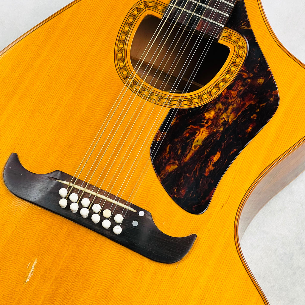 Giannini CRA-125 Craviola 12-String Acoustic Guitar 1970s - Natural - 6