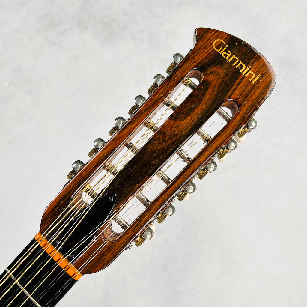 Giannini CRA-125 Craviola 12-String Acoustic Guitar 1970s - Natural - 9
