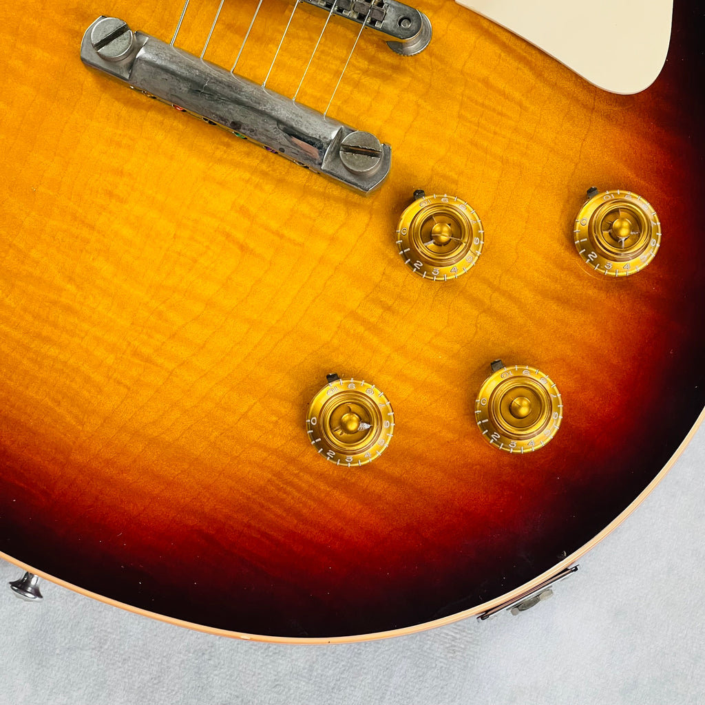 Gibson Custom Shop 1958 Les Paul Reissue Standard Historic VOS 2015 - Darkburst - 10