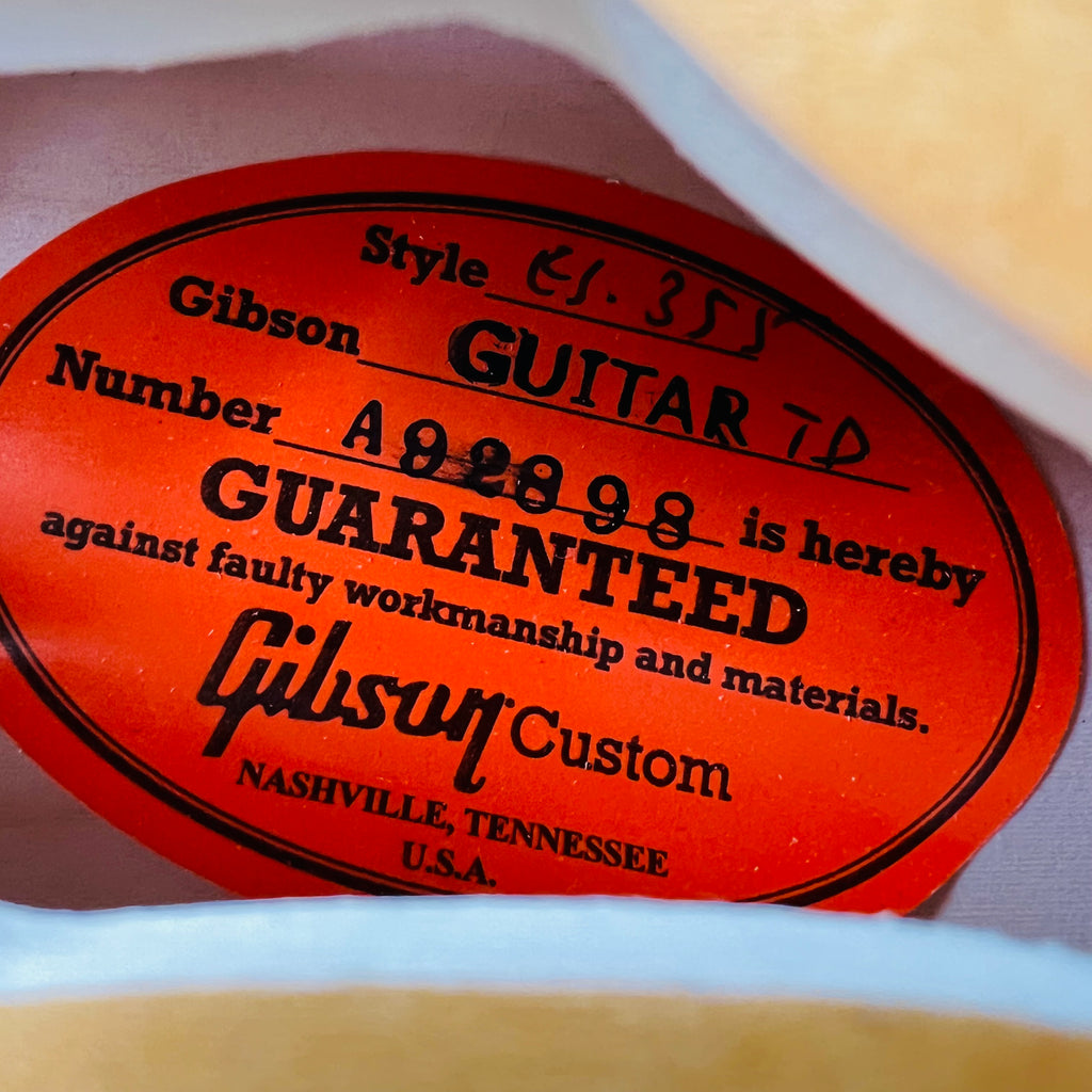 Gibson Custom Shop 1959 ES-355 Stop Bar VOS Demo Shop 2022 - Antique Natural - 9