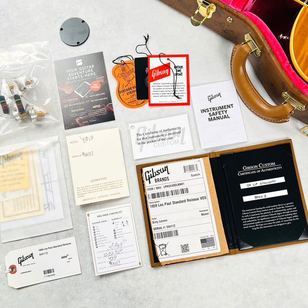 Gibson Custom Shop 1959 Les Paul Reissue VOS with Emerson Harness 2024 - Dirty Lemonburst - 22