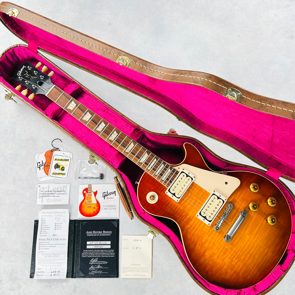 Gibson Custom Shop 1959 Les Paul Standard Reissue Tom Murphy Aged 2009 - Iced Tea - 23