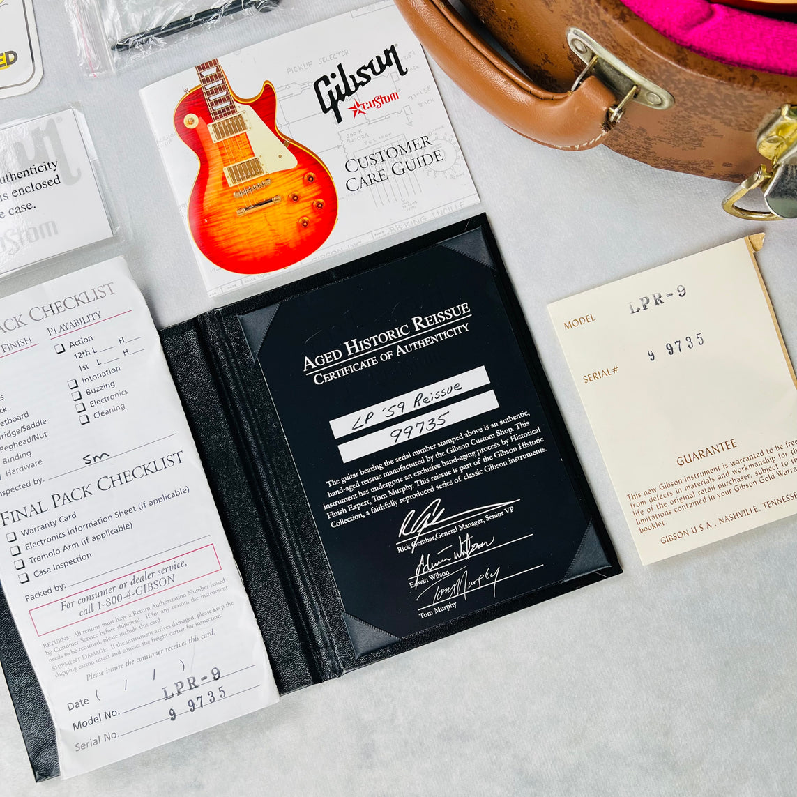 Gibson Custom Shop 1959 Les Paul Standard Reissue Tom Murphy Aged