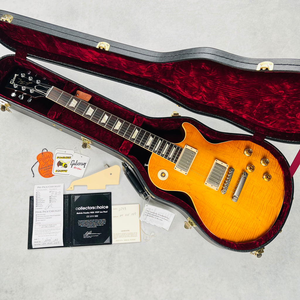 Gibson Custom Shop Collector's Choice #1 Melvyn Franks '59 Les Paul VOS 2010 - Lemonburst - 22