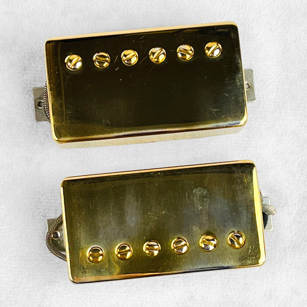 Gibson Custom Shop Custombucker Humbucker Pickup Set - Gold - 1