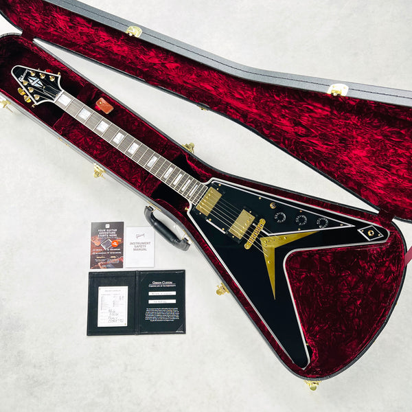 Gibson Custom Shop Flying V Custom 2025 - Ebony - 18