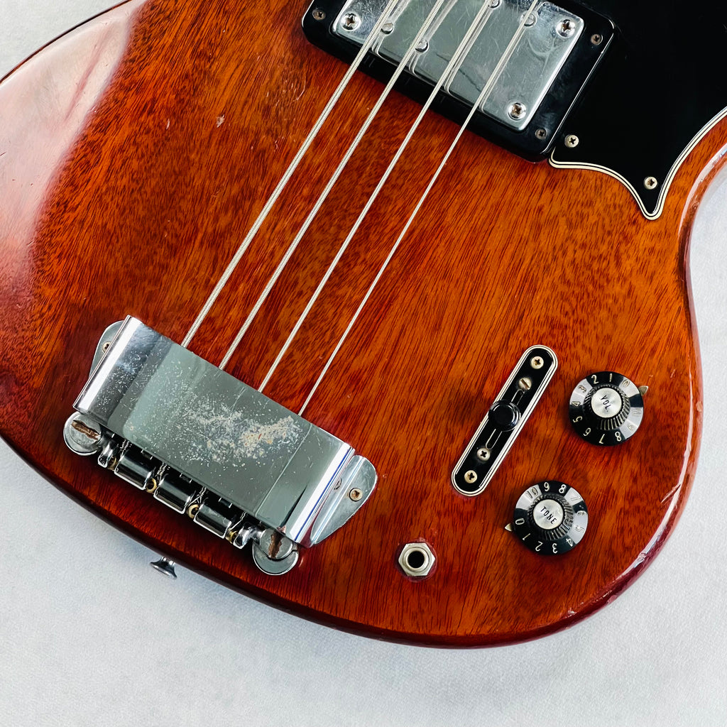 Gibson EB-4L Long Scale 4-String Bass Guitar 1973 - Cherry - 5