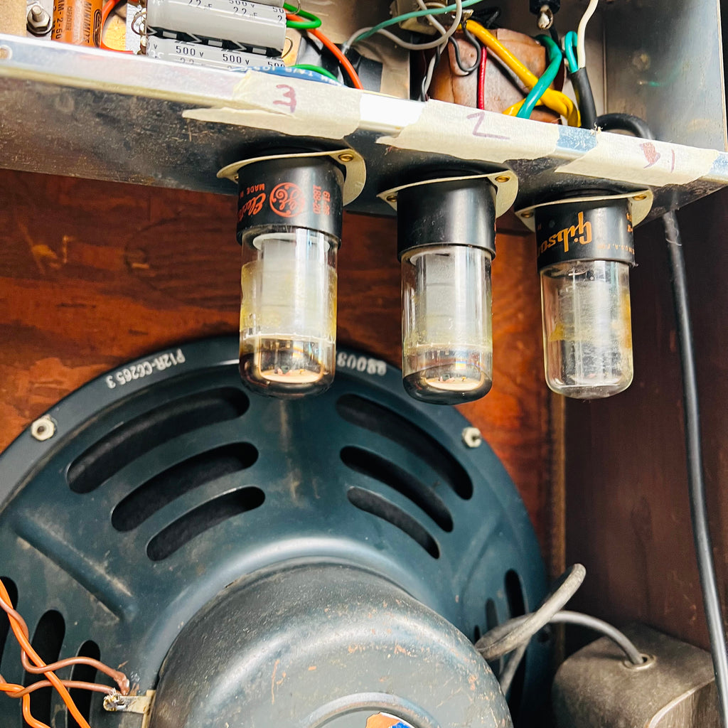 Gibson GA-30RV Invader 1x12" & 1x8" Combo Amplifier with Reverb 1961 - Tweed - 21