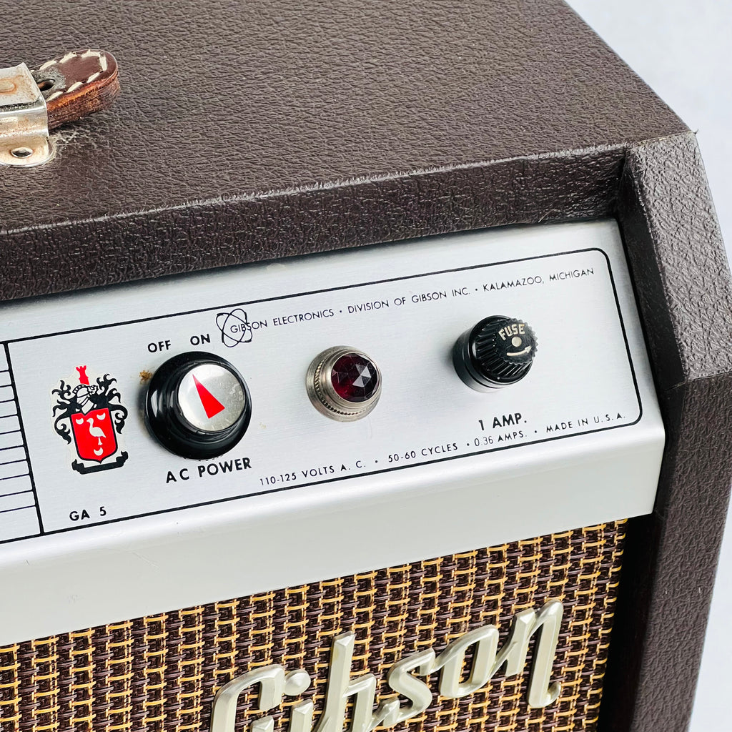 Gibson GA-5 Skylark 1x10" Combo Amplifier 1963 - Brown - 5