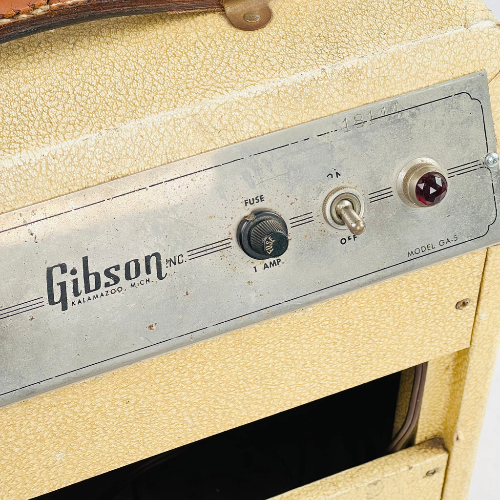 Gibson GA-5 Skylark 1x8" Combo Amplifier 1950s - Blonde - 9
