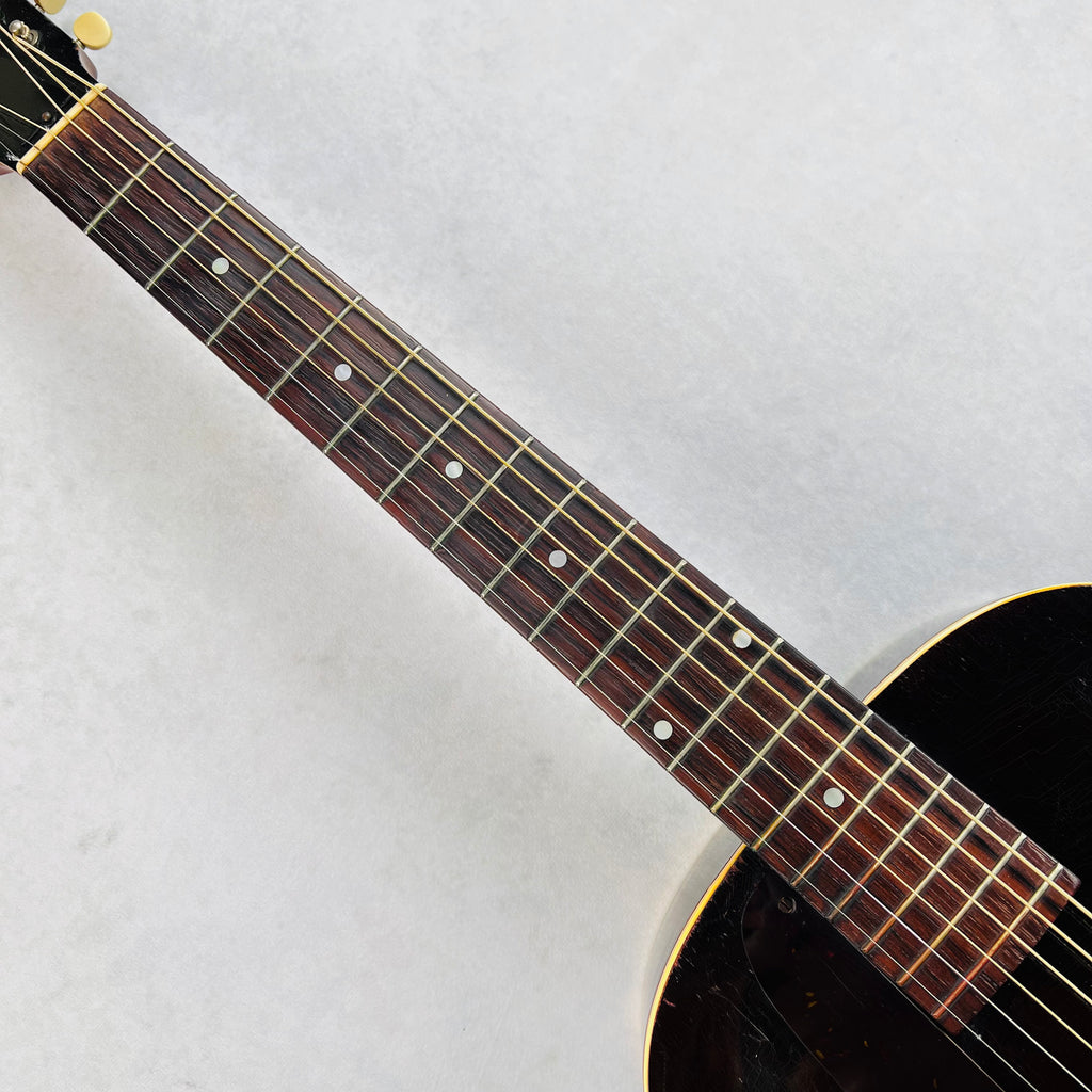 1934 Gibson L-50 Acoustic Archtop Left Handed Vintage Guitar Sunburst with F Holes - 10