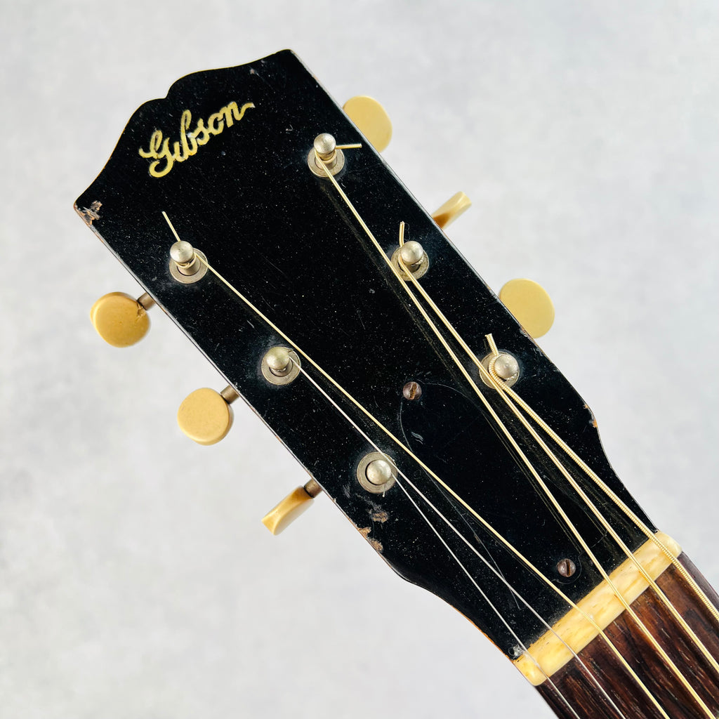 1934 Gibson L-50 Acoustic Archtop Left Handed Vintage Guitar Sunburst with F Holes - 11