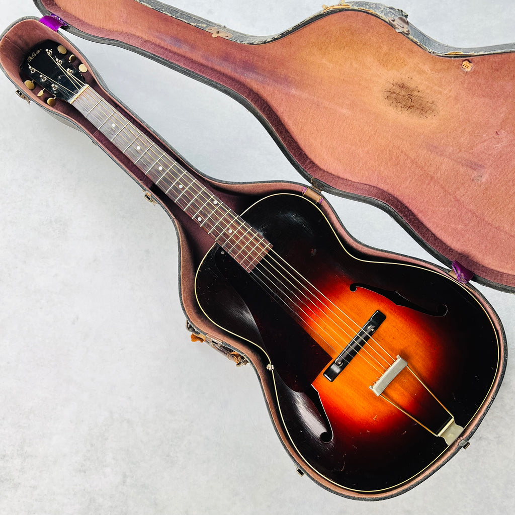 1934 Gibson L-50 Acoustic Archtop Left Handed Vintage Guitar Sunburst with F Holes - 23