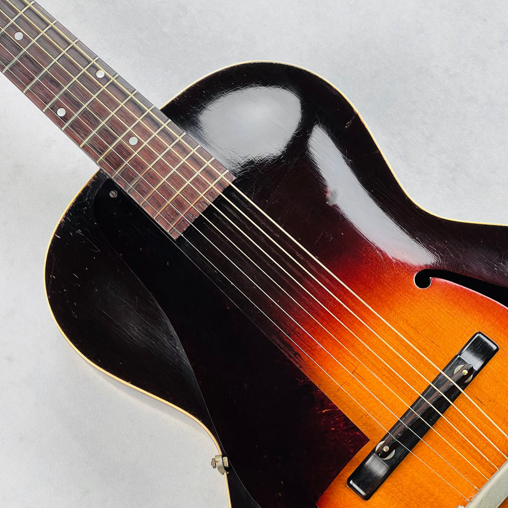 1934 Gibson L-50 Acoustic Archtop Left Handed Vintage Guitar Sunburst with F Holes - 3