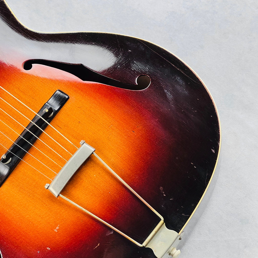 1934 Gibson L-50 Acoustic Archtop Left Handed Vintage Guitar Sunburst with F Holes - 5