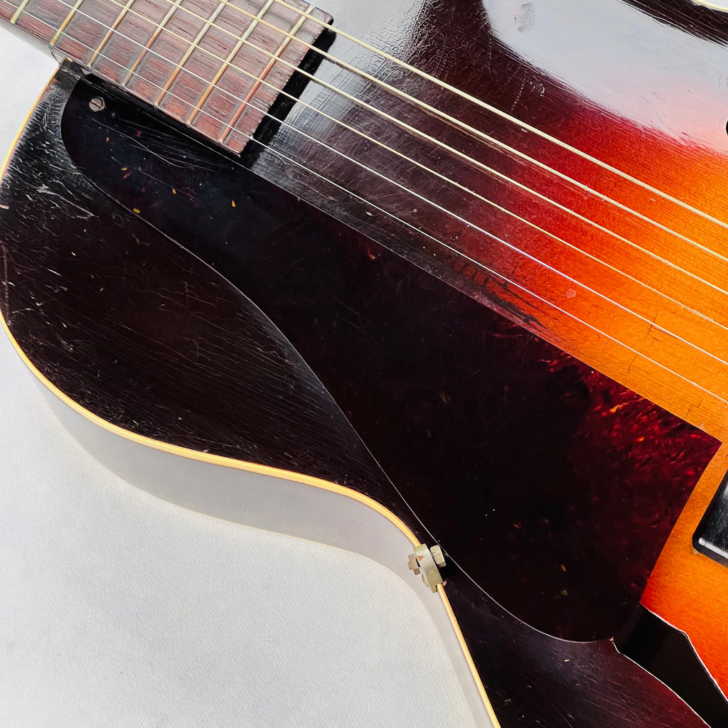 1934 Gibson L-50 Acoustic Archtop Left Handed Vintage Guitar Sunburst with F Holes - 7