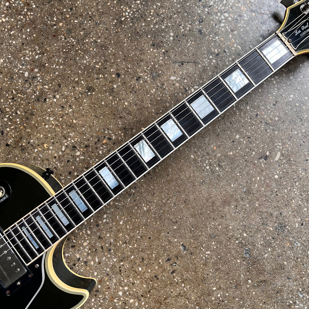 Gibson Les Paul Custom 1982 - Silverburst Vintage Electric Guitar - 8