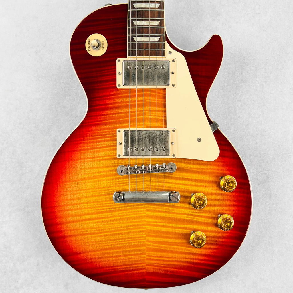 Gibson Les Paul Standard 50s Custom Shop Top Wildwood 2024 - Dark Cherry Sunburst - 1