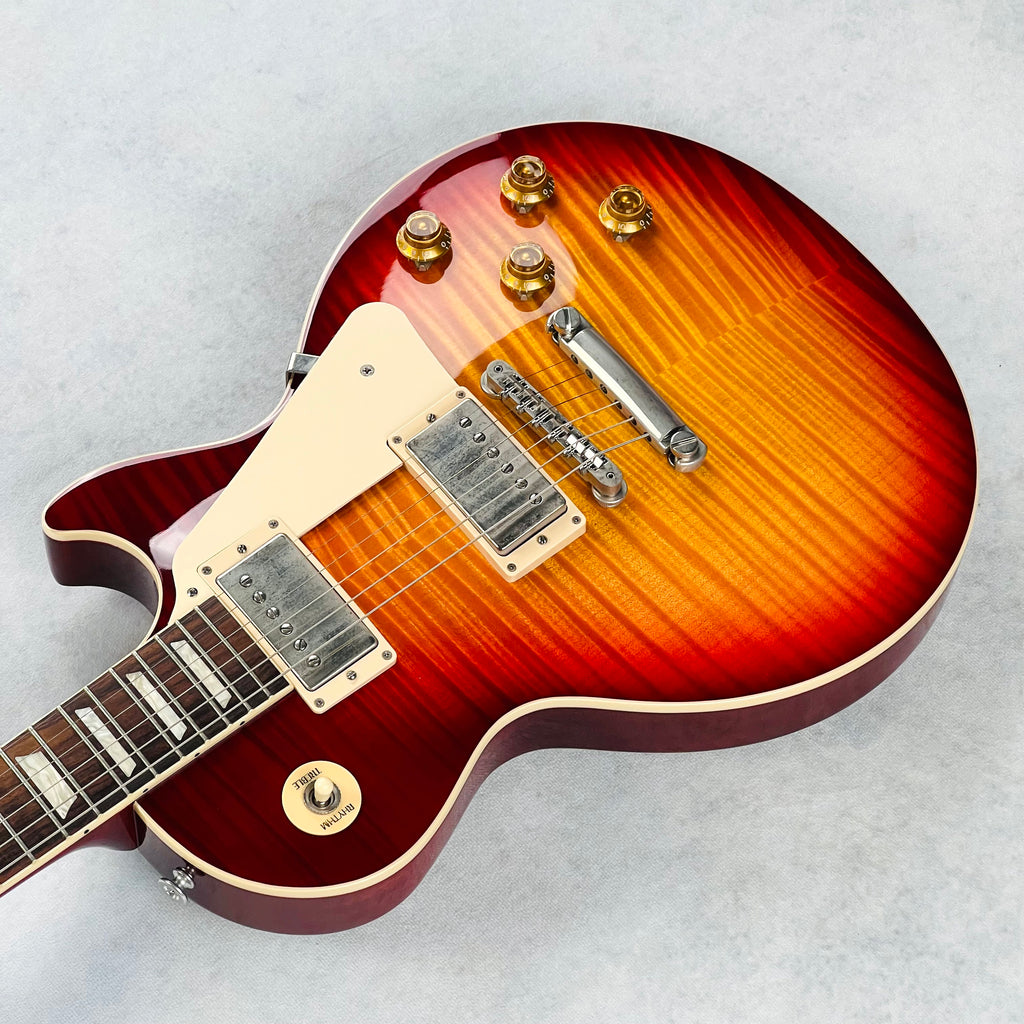 Gibson Les Paul Standard 50s Custom Shop Top Wildwood 2024 - Dark Cherry Sunburst - 4