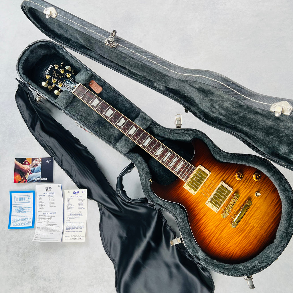 Gibson Les Paul Standard Double Cutaway Gold Hardware 2001 - Desert Burst - 22