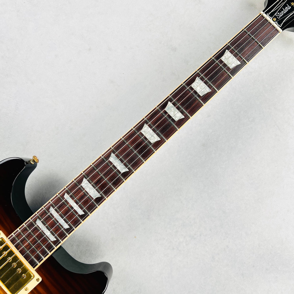 Gibson Les Paul Standard Plus Double Cutaway Gold Hardware 2001 - Desert Burst - 11