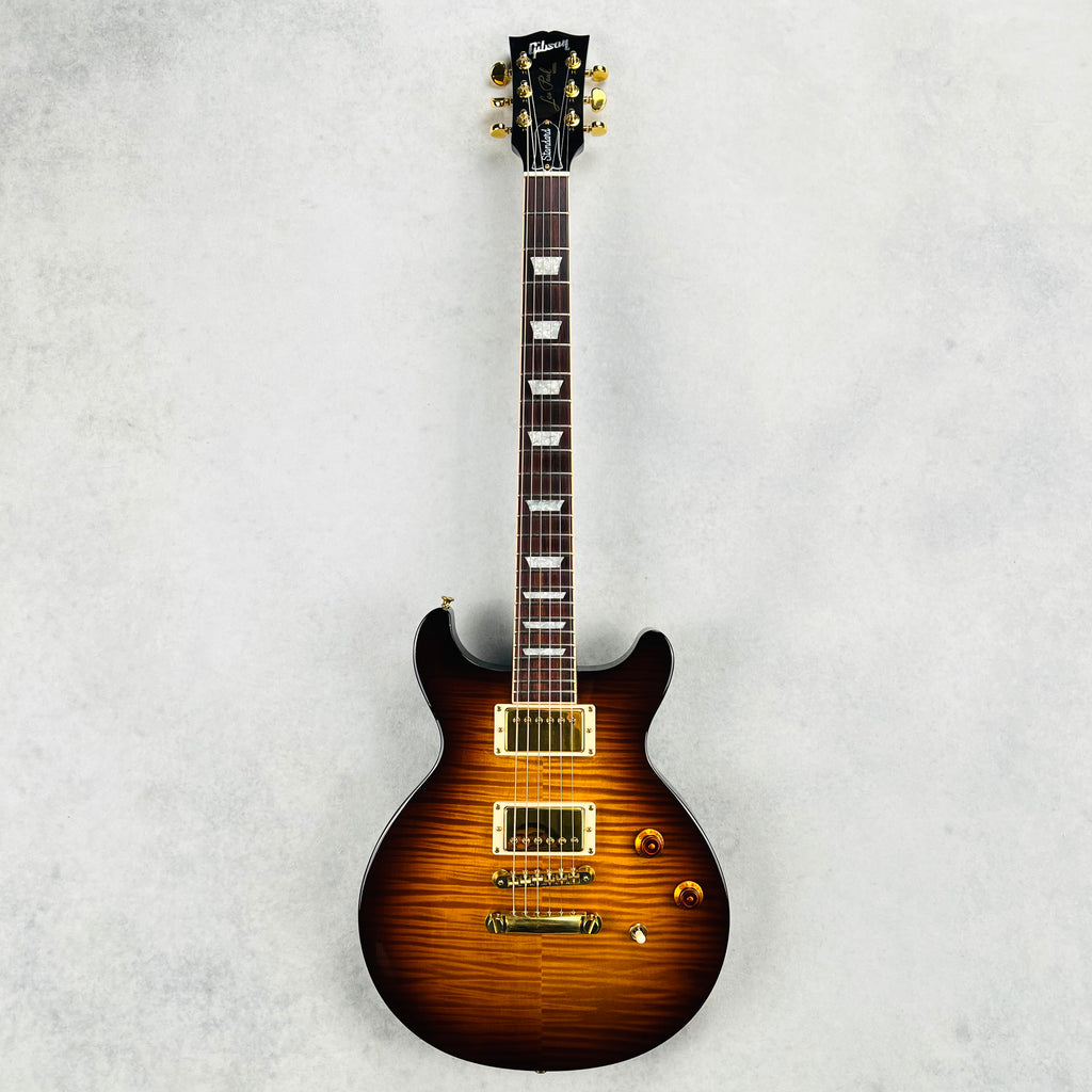 Gibson Les Paul Standard Plus Double Cutaway Gold Hardware 2001 - Desert Burst - 2
