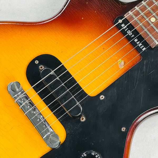 Gibson Melody Maker Double Cutaway 1963 - Sunburst - 7