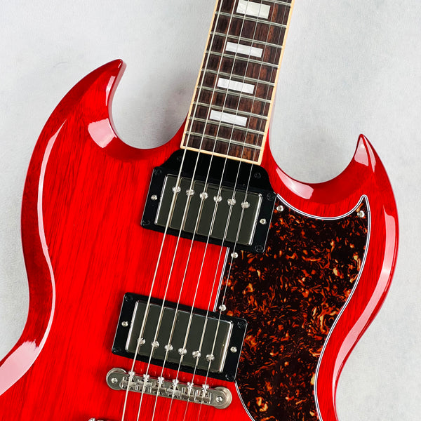 Gibson SG Standard Tortoise Guard Chicago Music Exchange Exclusive 2018 - Heritage Cherry - 3
