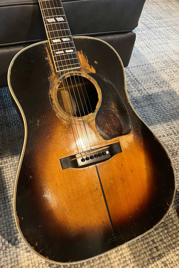 Gibson SJ Southern Jumbo Rosewood Body 1942 Sunburst Vintage Acoustic Guitar Body Front