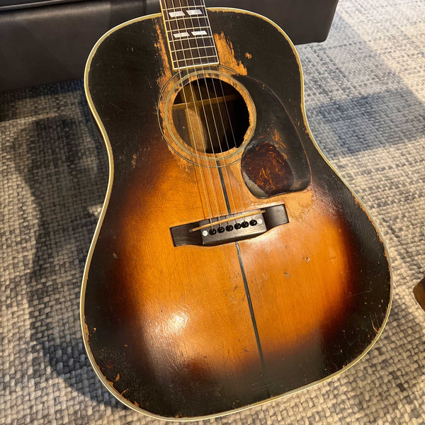 Gibson SJ Southern Jumbo Rosewood Body 1942 Sunburst Vintage Acoustic Guitar Front Top