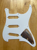 Left Handed Stratocaster Pickguard - White Unbranded