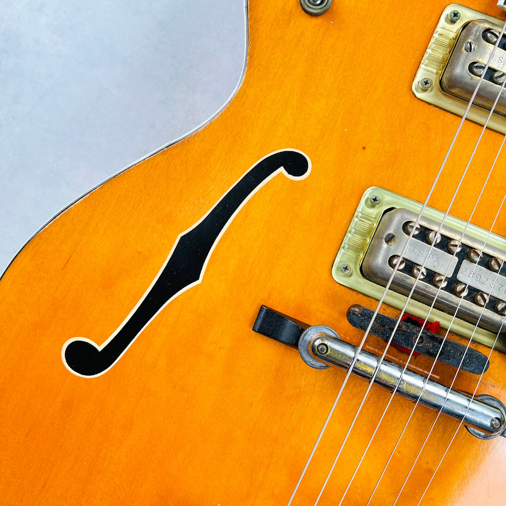 Gretsch 6120 Chet Atkins Hollowbody Thinline 1962 - Western Orange - 4