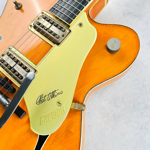 Gretsch 6120 Chet Atkins Hollowbody Thinline 1962 - Western Orange - 7