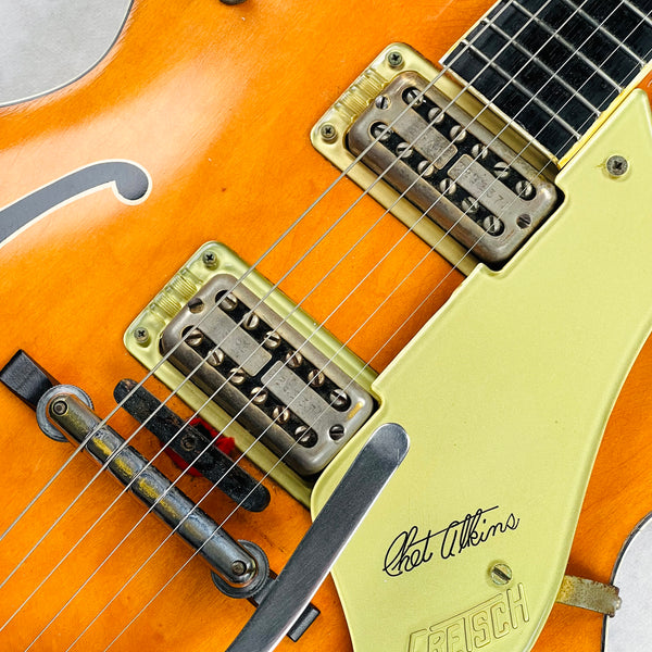 Gretsch 6120 Chet Atkins Hollowbody Thinline 1962 - Western Orange - 8