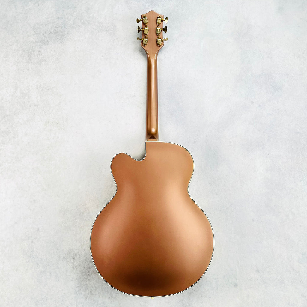 Gretsch 6199 Convertible Hollow Body Guitar 1956 - Lotus Ivory & Copper Mist - 12