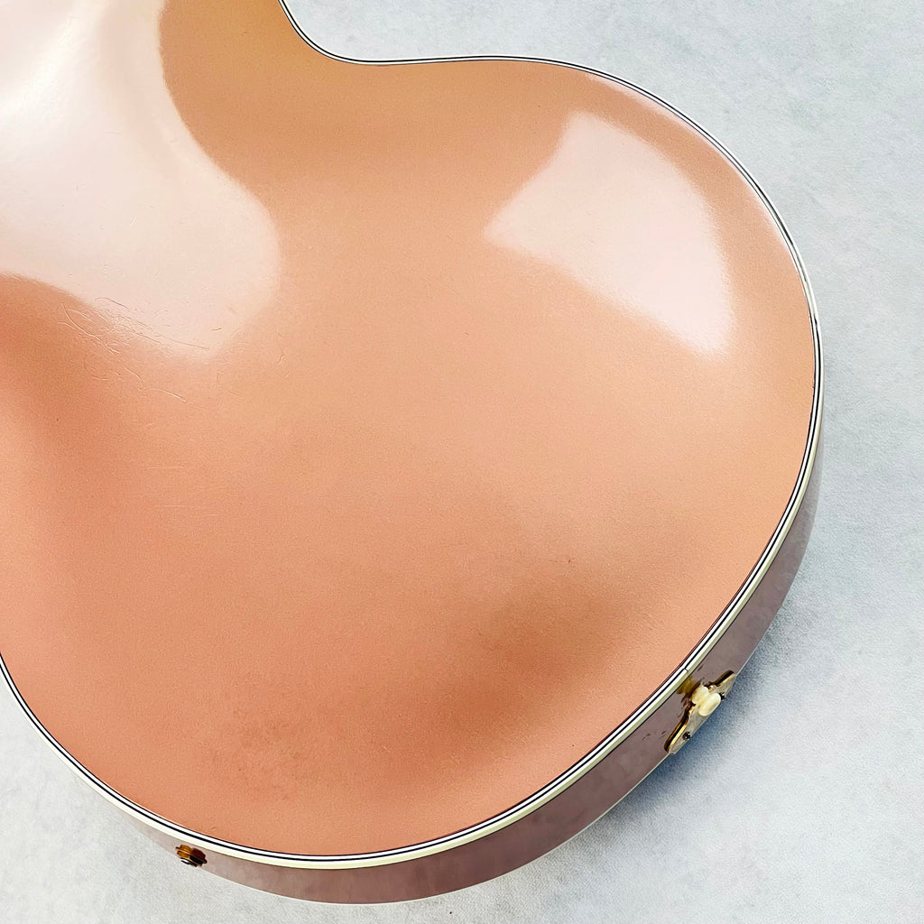 Gretsch 6199 Convertible Hollow Body Guitar 1956 - Lotus Ivory & Copper Mist - 13
