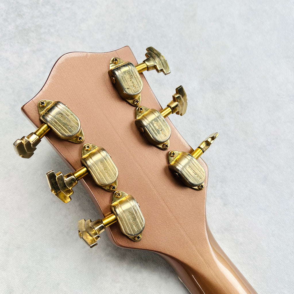 Gretsch 6199 Convertible Hollow Body Guitar 1956 - Lotus Ivory & Copper Mist - 16
