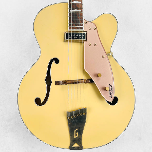 Gretsch 6199 Convertible Hollow Body Guitar 1956 - Lotus Ivory & Copper Mist - 1