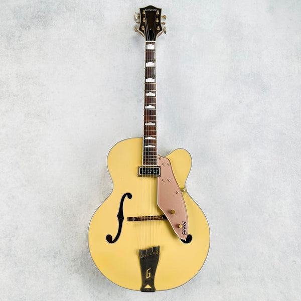 Gretsch 6199 Convertible Hollow Body Guitar 1956 - Lotus Ivory & Copper Mist - 2