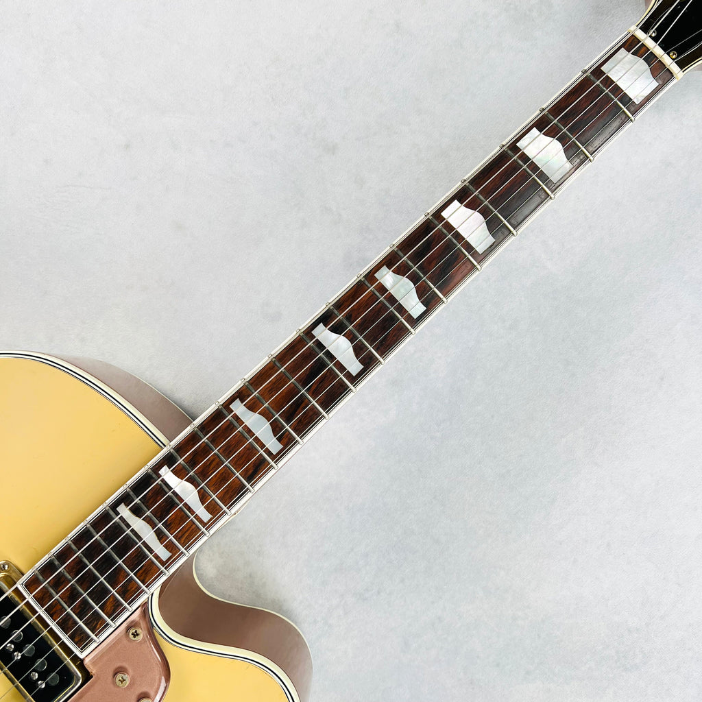 Gretsch 6199 Convertible Hollow Body Guitar 1956 - Lotus Ivory & Copper Mist - 9