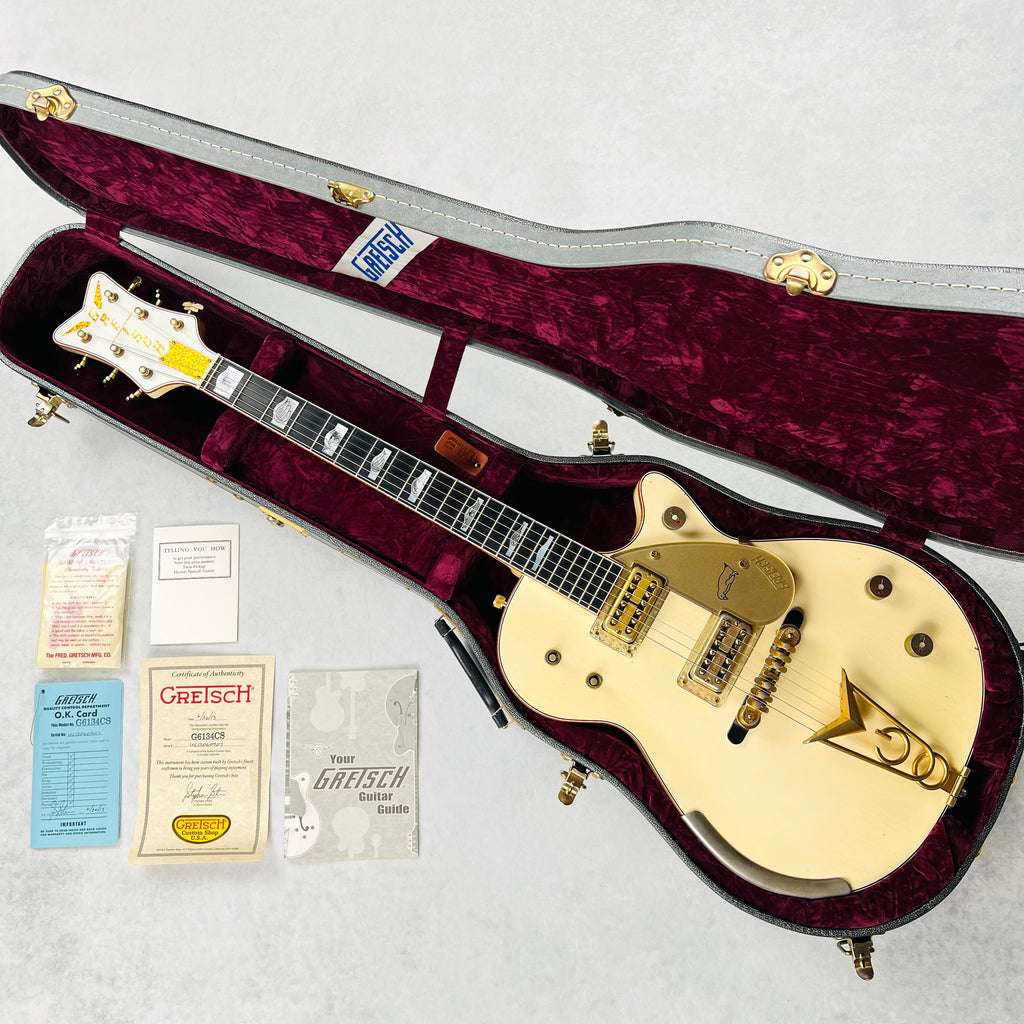 Gretsch Custom Shop G6134CS White Penguin Relic Masterbuilt by Stephen Stern 2013 - White - 22