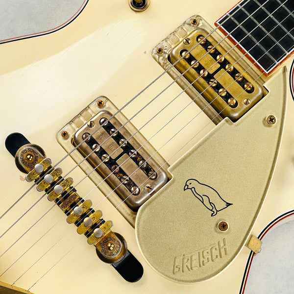 Gretsch Custom Shop G6134CS White Penguin Relic Masterbuilt by Stephen Stern 2013 - White - 8