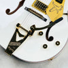 Gretsch Falcon Hollow Body with String-Thru Bigsby - White - 5