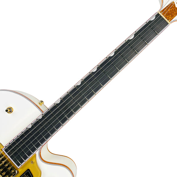 Gretsch Falcon Hollow Body with String-Thru Bigsby - White - 7