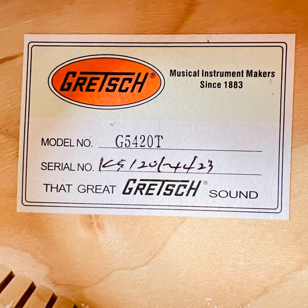 Gretsch G5420T Electromatic Classic Hollow Body Single-Cut with Bigsby 2012 - Vintage White - 8